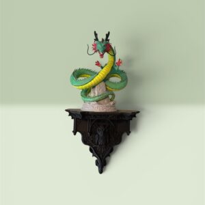 Guardian Owl Gothic Wall Shelf