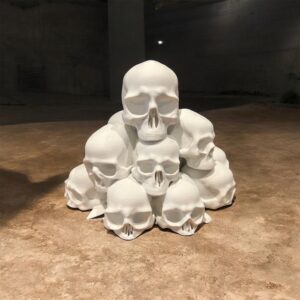 Sculpted Skull Mound